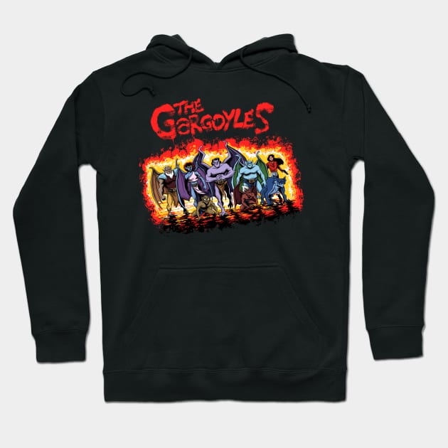 The Gargoyles Hoodie by Zascanauta